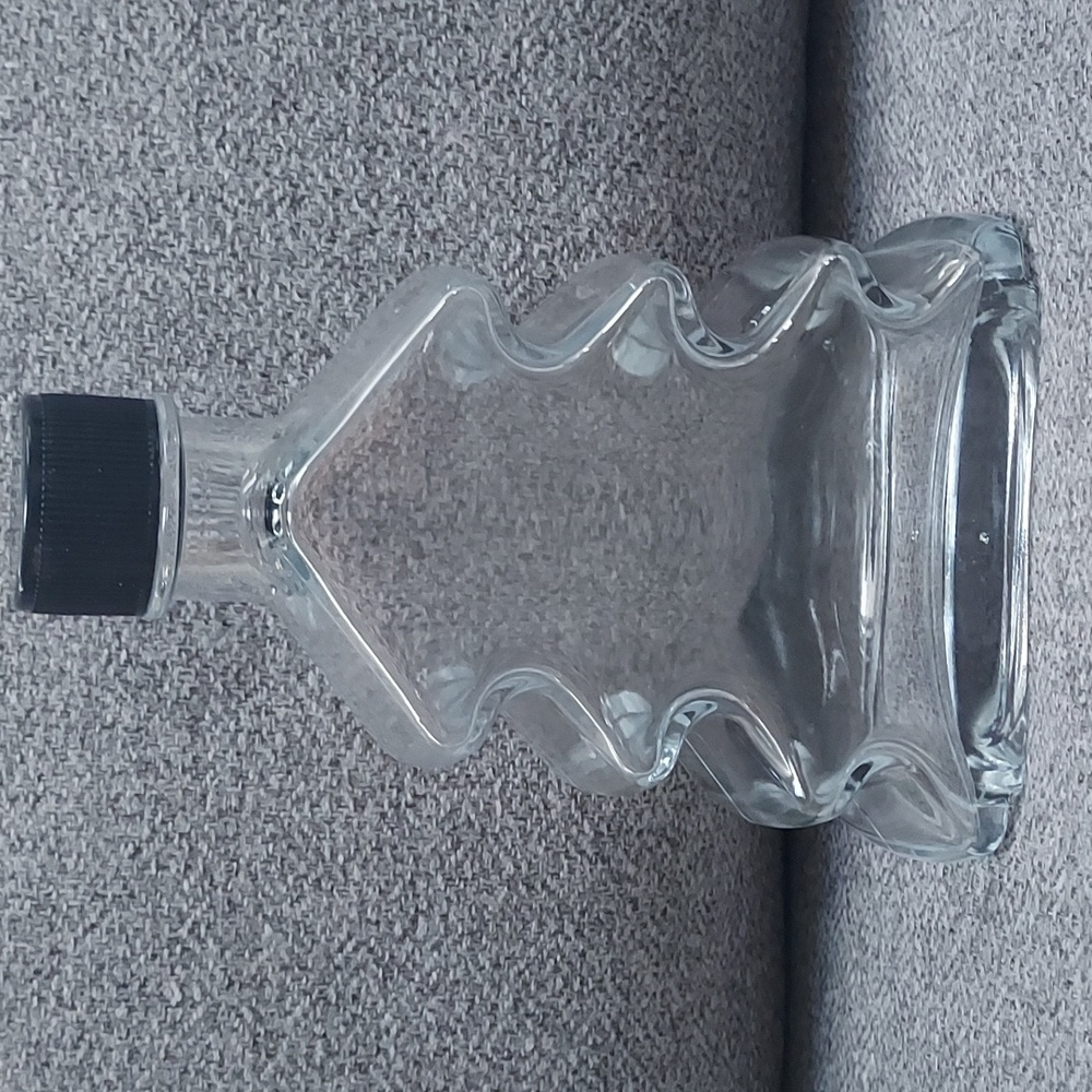 Christmas Tree Glass Bottle